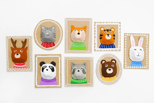cardboard relief animals.png